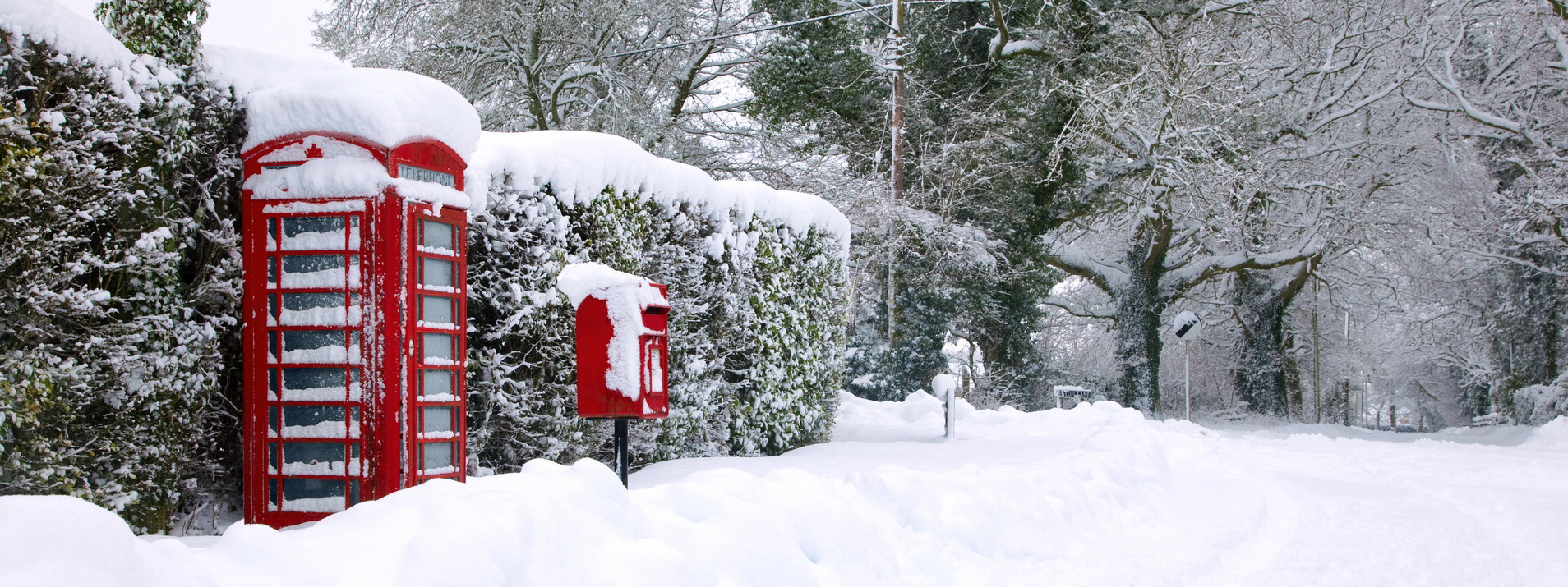 Snowfall in London