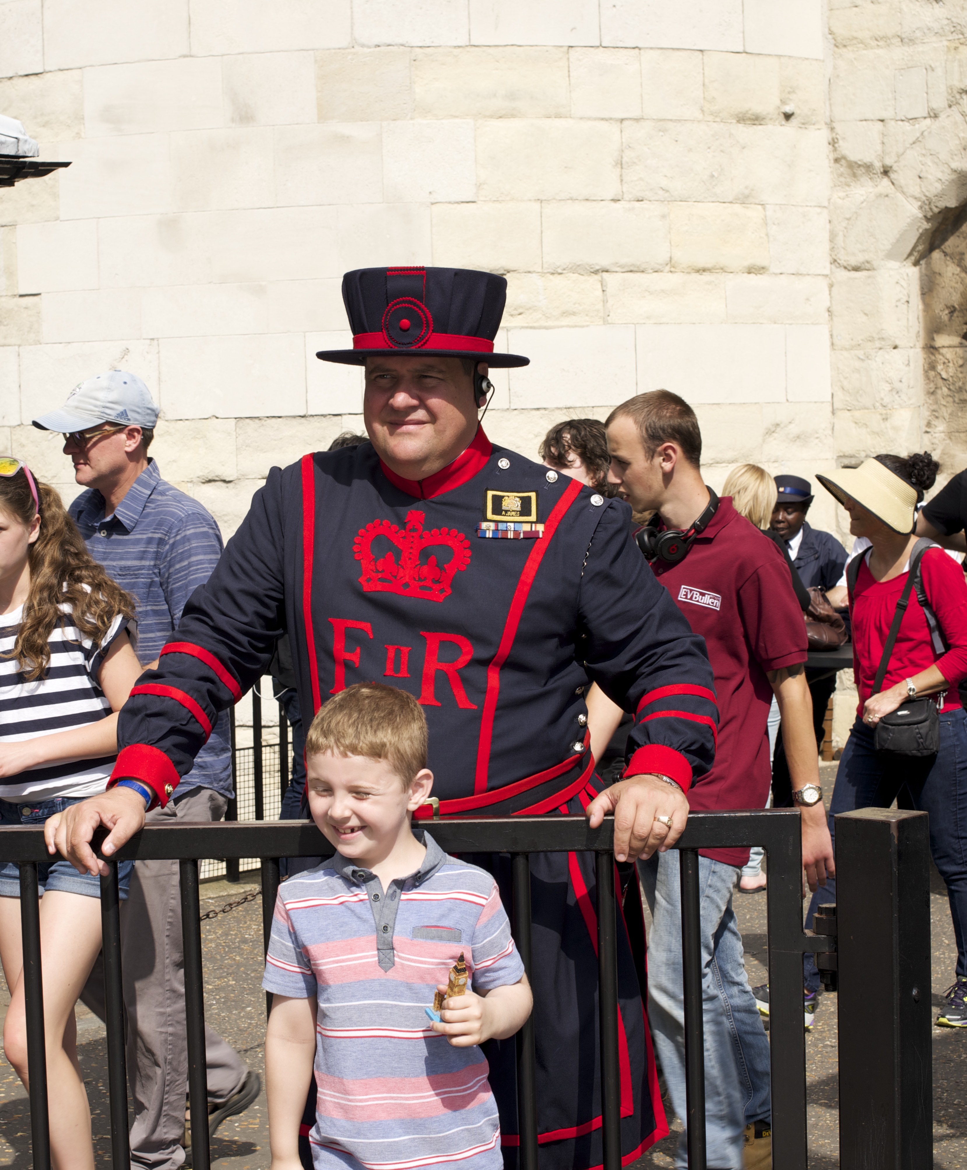 Kids Visiting Tower of London