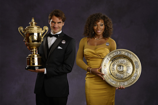 We are the champions: familiar faces Roger Federer and Serena Williams