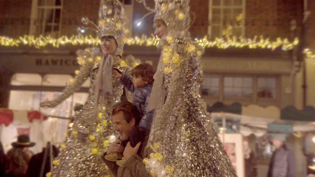 Christmas fairies - much loved by children on our Christmas tours!