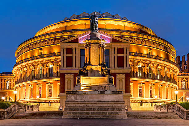 Royal Albert Hall in London, United Kingdom at night