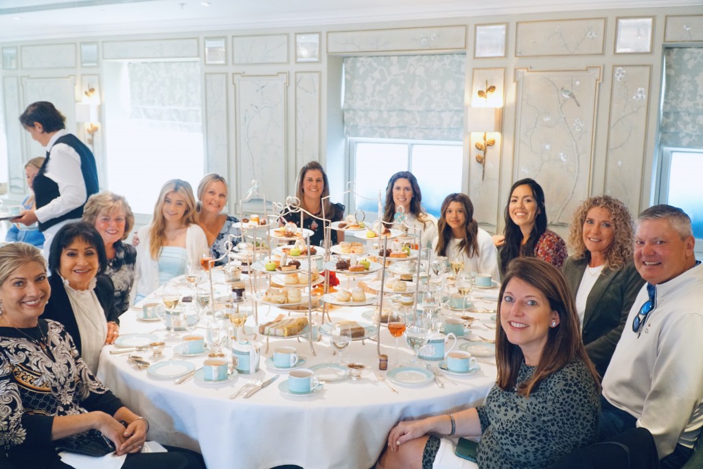 Traditional Afternoon Tea with plenty of Easter treats for our London Magical Tours Visitors 