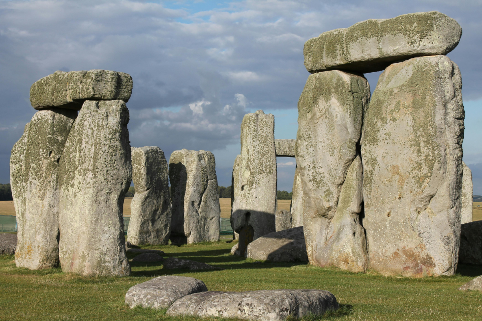 The iconic stones of Stonehenge.