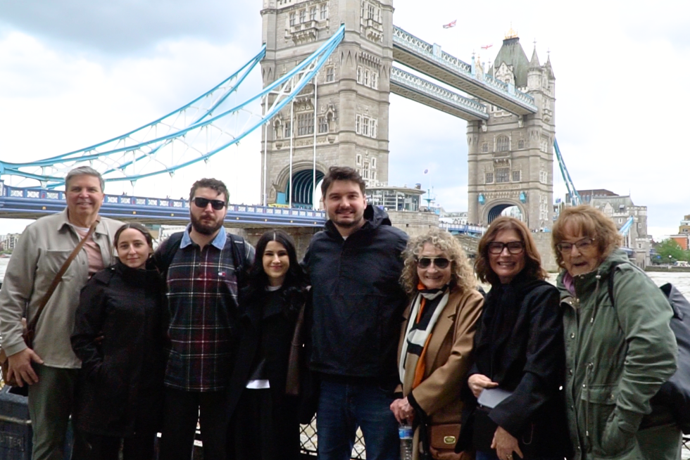 A magical day in London with our Canadian visitors.